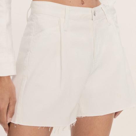 White Denim Shorts