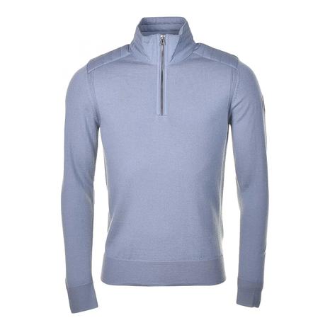 Blue Kilmington Quarter Zip Jumper
