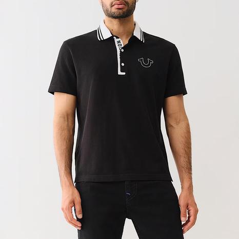 Black Gusset Polo Shirt