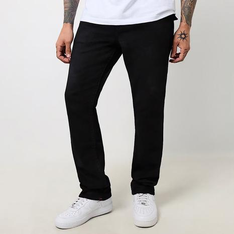 Black Ricky Lurex Straight Jean