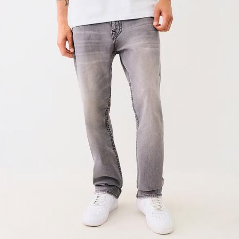 Grey Ricky Embossed Straight Jean