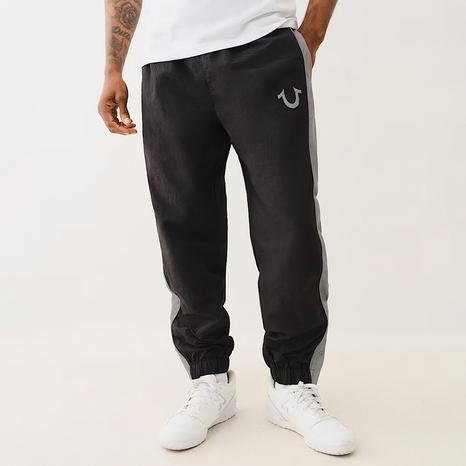Black Reflective Piping Jogger