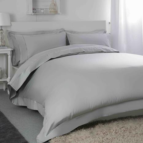 Belledorm Egyptian Cotton 400 Thread Count Oxford Duvet Cover,Kingsize Platinum