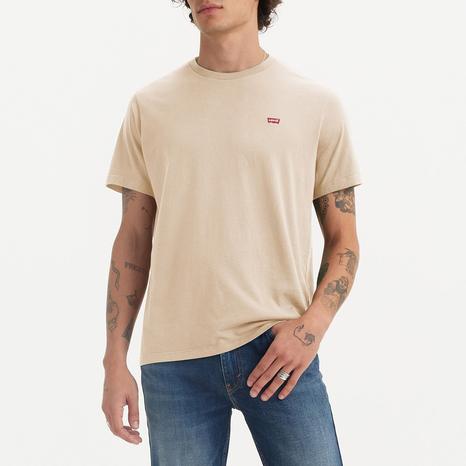 Beige Original Short Sleeve Cotton T-Shirt