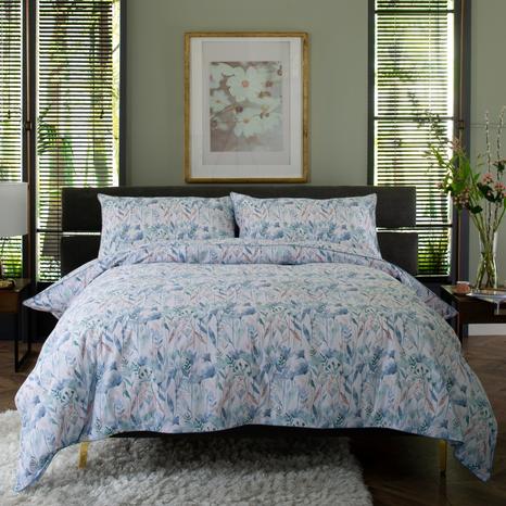 Botanical Garden Digital Print 100% Cotton Duvet Cover Set - Double