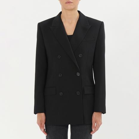 Black Pietra Peaked Blazer