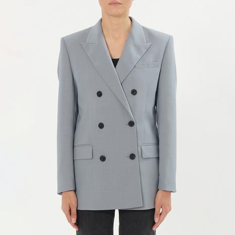 Stone Blue Pietra Peaked Blazer