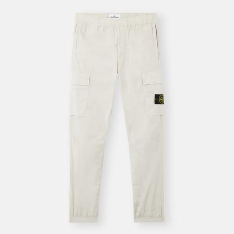 Sand Stretch Tapered Cargo Trousers