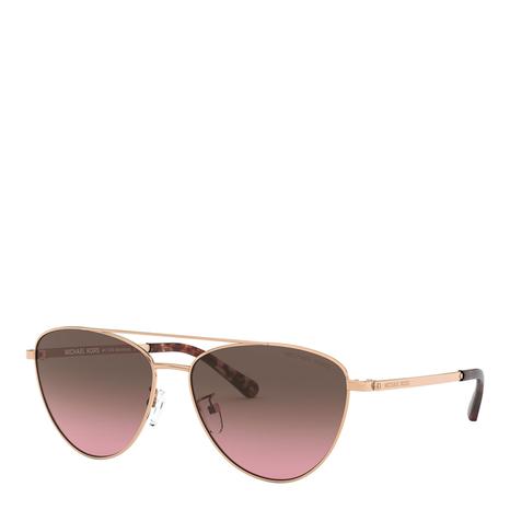 Rose Gold Barcelona Sunglasses 58mm