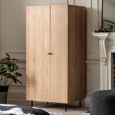 Linwood 2 Door Wardrobe Natural 520x850x1780mm