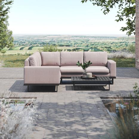 Ethos Corner Sofa Group / Oatmeal with free winter cover