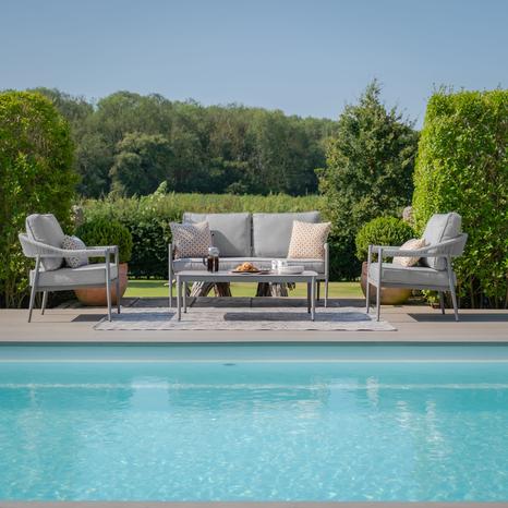 Florence 2 Seat Sofa Set - Cool Linen