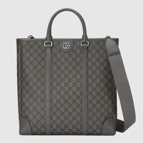 Grey Gucci Ophidia Medium Tote Bag 