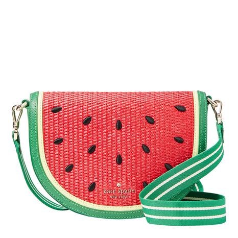 Green What a Melon Crescent Crossbody