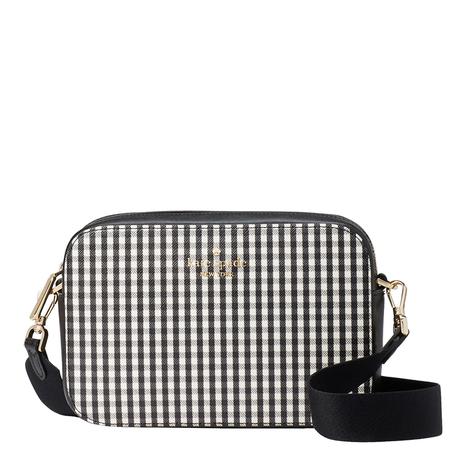 Black Gingham Jazzy Mini Camera Bag