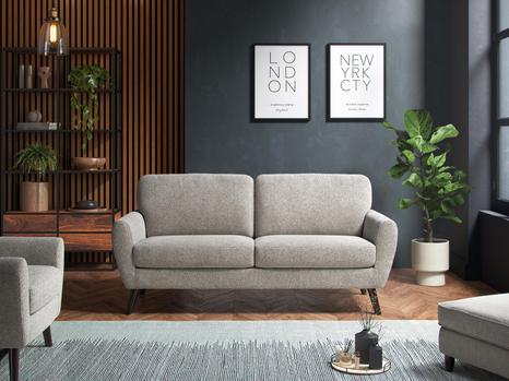 Luna 3 Seater Sofa Boucle Linen