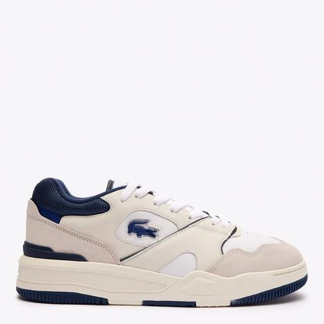 Men's White/Navy Lineshot Trainers