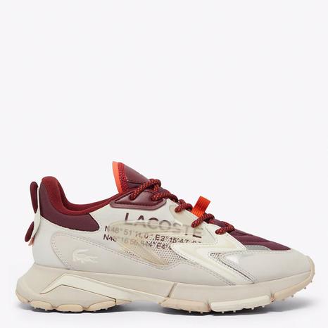 Men's White/Burgundy L003 Neo Tech Trainers