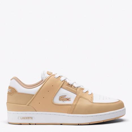 Men's White/Beige Court Cage Trainers