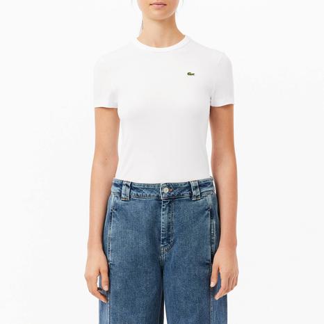 White Cotton Logo T-Shirt