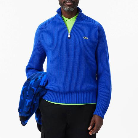 Cobalt Blue Quarter Zip Jumper