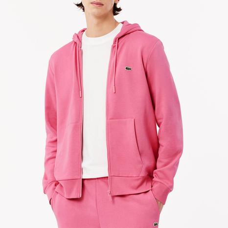 Pink Zip Through Hoodie