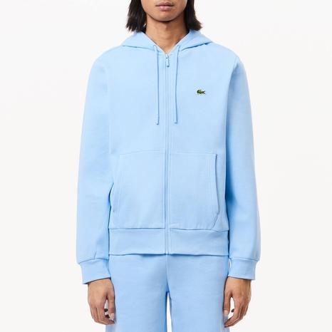 Sky Blue Zip Through Hoodie
