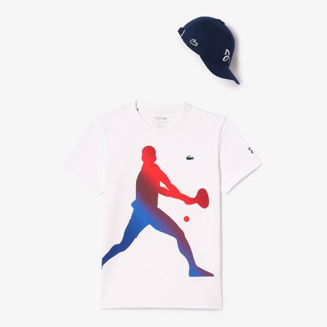 White Tennis Graphic T-Shirt