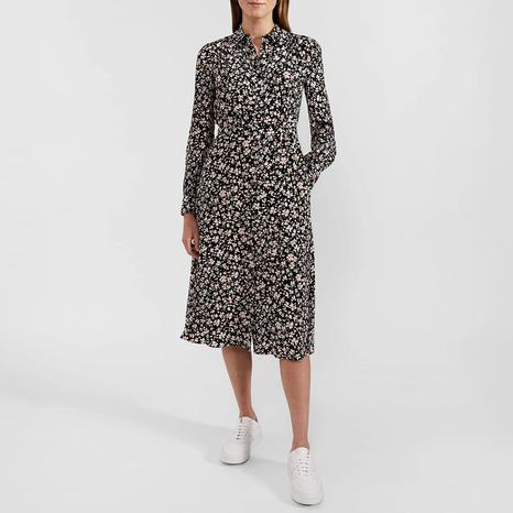Black Floral Morgen Dress