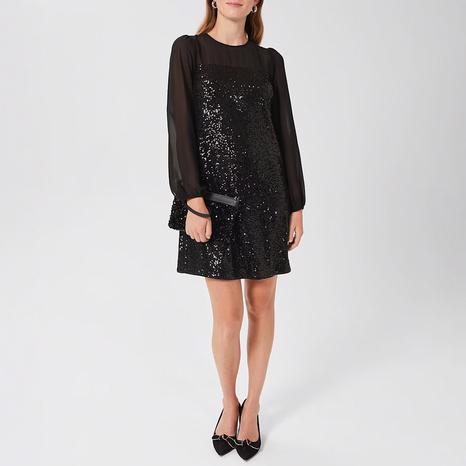 Black Zariah Sequin Dress