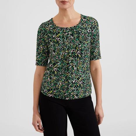 Green Jacqueline Scoop Top