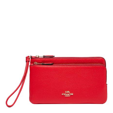 Electric Red Wristlet Handbag