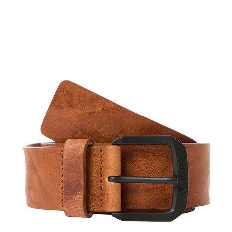 Tan Vintage Effect Leather Belt