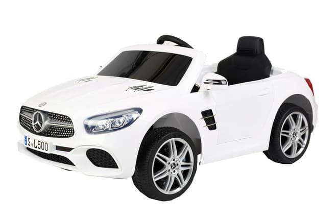 Ricco Toys White Licenced Mercedes Benz SL500 Ride On