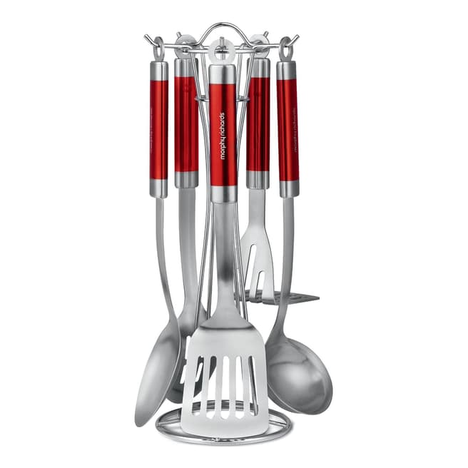 Morphy Richards 5 Piece Red Tool Set