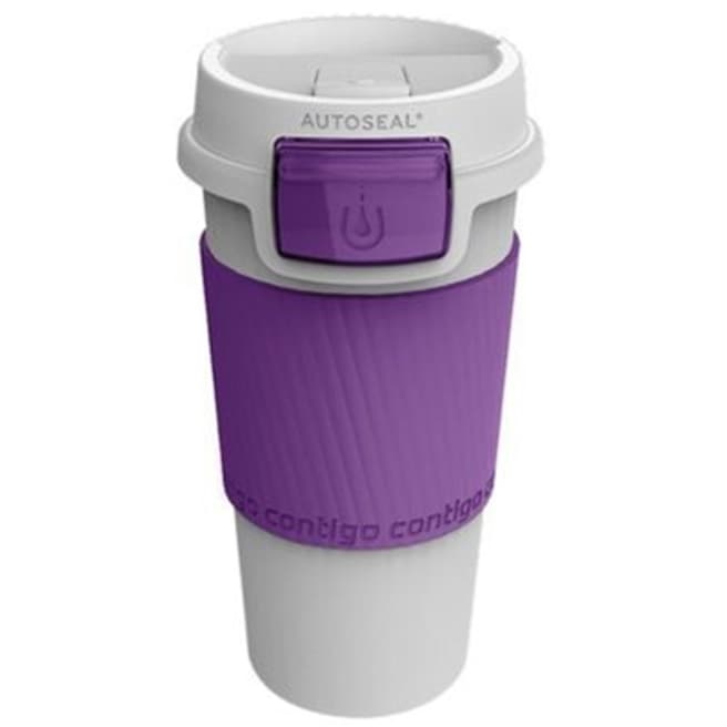 Contigo Morgan White/Lilac Autoseal Thermo Plastic Mug, 355ml