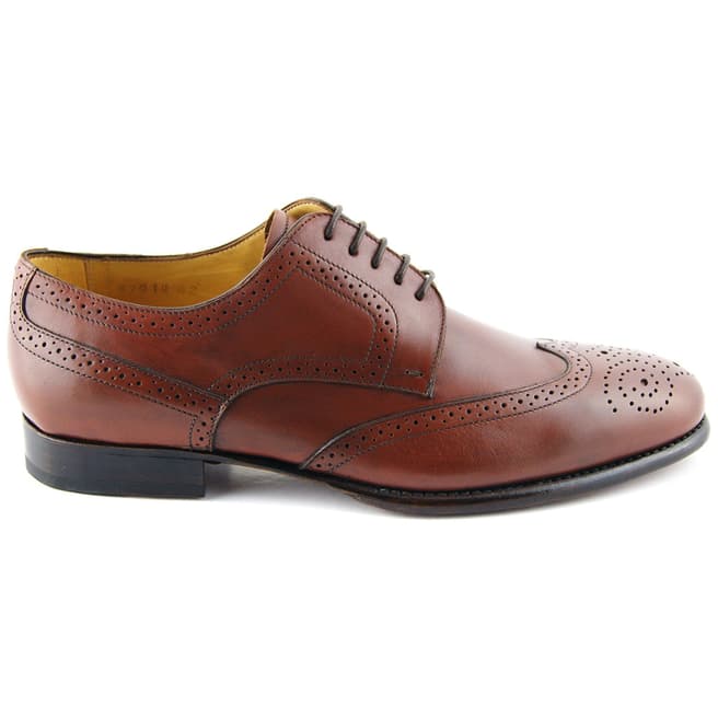 Zenobi Light Brown Leather Soft Oxford Shoes
