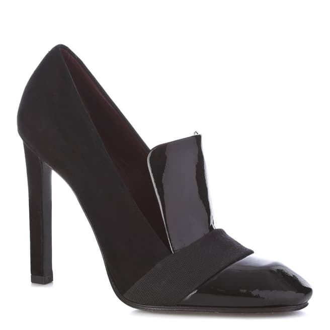 Celine Black Leather Split Shoes 11cm Heel