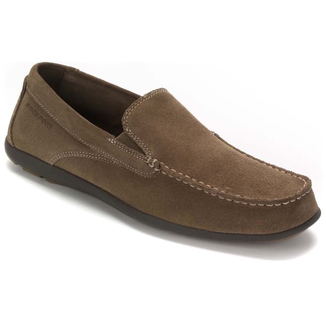 Rockport Vicun Suede Cape Slip-on Shoes