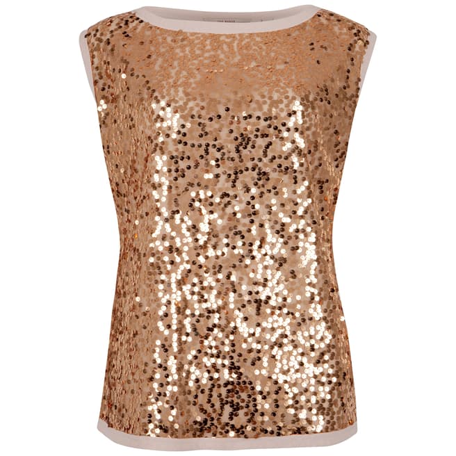 Ted Baker Women's Gold Nilma Embellished Top