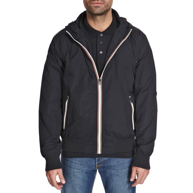 French Connection Navy All Day Hooded Jacket 