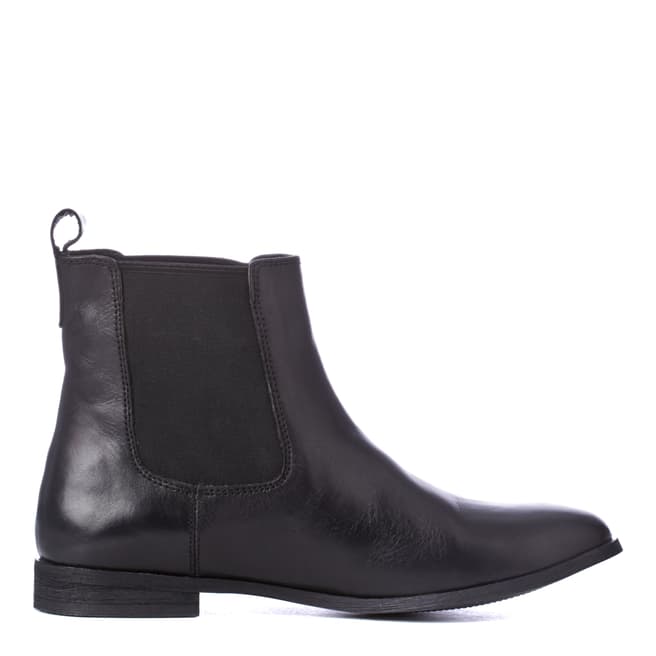 Lucini Black Leather Chelsea Boots