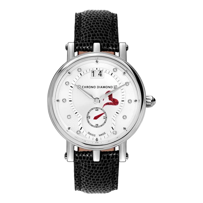 Chrono Diamond Women's Swiss Black Ariadne Watch