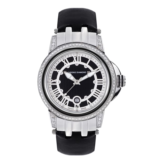Chrono Diamond Women's Swiss Black Dionne Watch