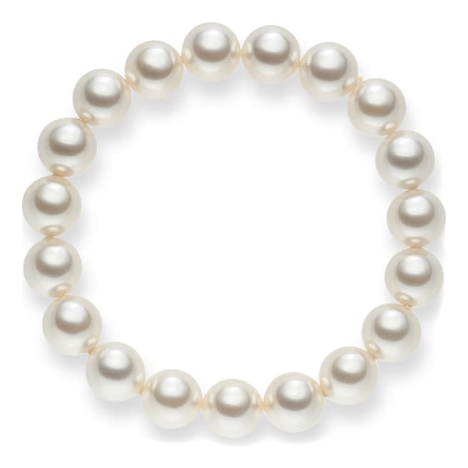 Nova Pearls Copenhagen White Pearl Bracelet 10mm