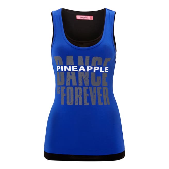 Pineapple Black/Blue Double "Dance is Forever" Vest