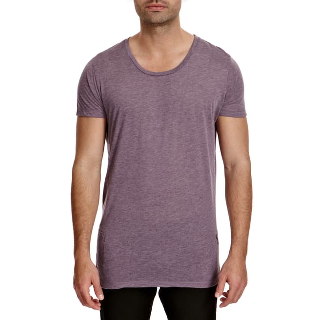 Religion  Purple Vacant Oversized T-Shirt