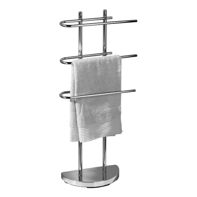 Premier Housewares Chrome Three Arm Towel Stand