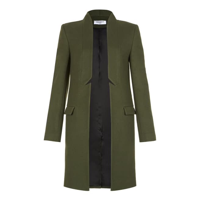 Peridot London Green Conduit Wool Coat