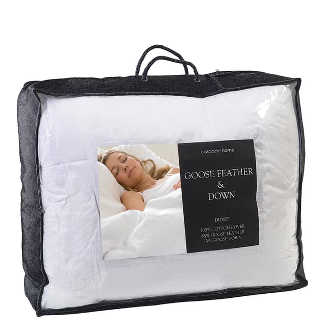 Cascade Goose Feather and Down King 4.5 Tog Duvet